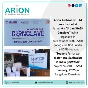 Arion Techsol Pvt Ltd was invited at Karnataka “Ur…