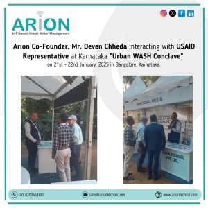 Arion Co-Founder, Mr. Deven Chheda interacting wit…